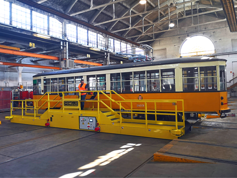30 T - AUTOMATIC BATTERY TRAIN TRANSFER CAR - SBA 8R 30 T - AUTOMATIC BATTERY TRAIN TRANSFER CAR - SBA 8R