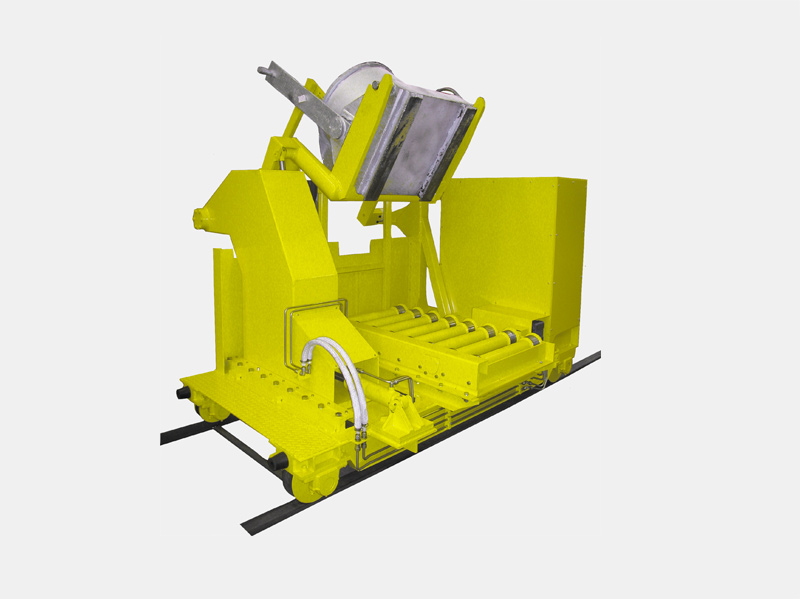 5 t - Tilting ladle cart - RAIL GUIDED TROLLEY 5 t - Tilting ladle cart - RAIL GUIDED TROLLEY