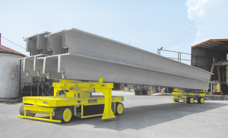 35 t + 35 t - Concrete preacast beams modular transporters - SGAI 35 t + 35 t - Concrete preacast beams modular transporters - SGAI