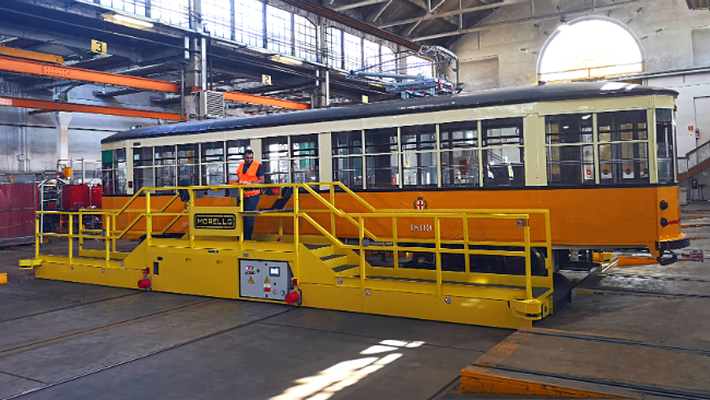 Automatic transfer car – Capacity 30 t