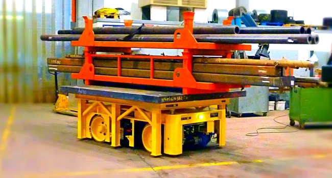 Battery powered die cart – 15 ton