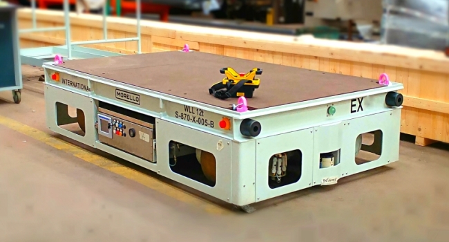 Omnidirectional battery powered cart – Capacity 12 t