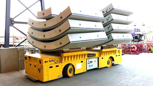 Precast electric transporter – 60 t