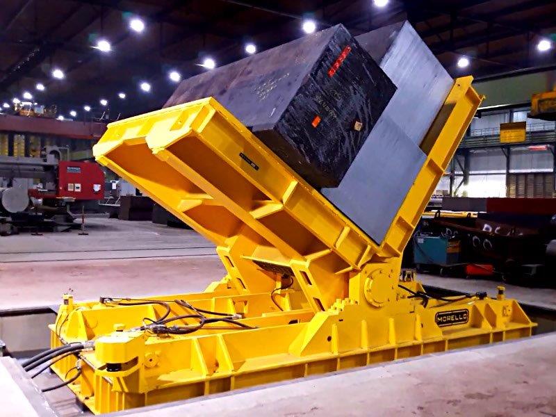 80 T - STEEL MILL UPENDER MACHINE – 90° 80 T - STEEL MILL UPENDER MACHINE – 90°