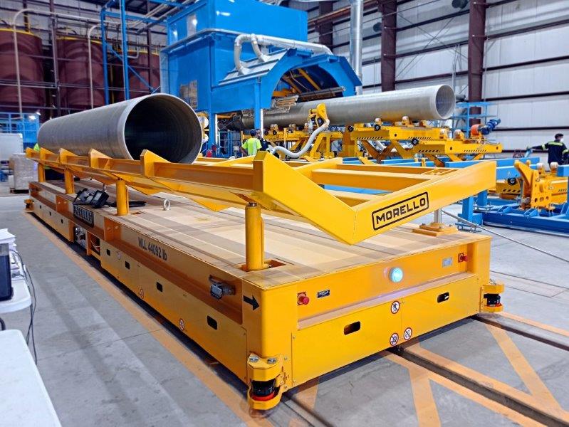 20 T – RGV CARTS TO HANDLE COMPOSITES PIPES - SBR 20 T – RGV CARTS TO HANDLE COMPOSITES PIPES - SBR