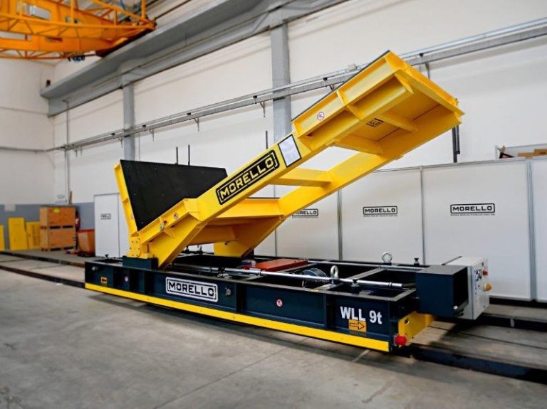 9 T – TRANSFER CART WITH TILTING FUNCTION FOR NUCLEAR INDUSTRY - SBA