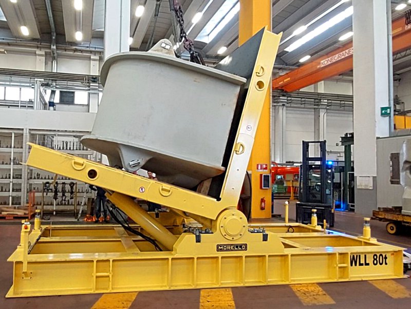 80 T - TIPPER MACHINE TO TILT FOUNDRY MATERIALS 80 T - TIPPER MACHINE TO TILT FOUNDRY MATERIALS