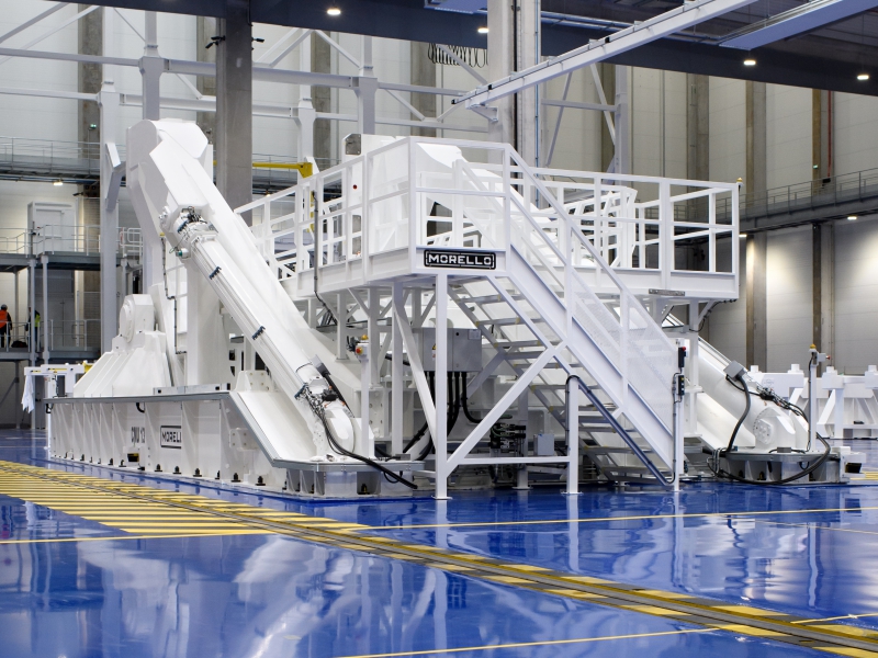 130 T - MACHINE FOR NUCLEAR WASTE SHELL TILTING 130 T - MACHINE FOR NUCLEAR WASTE SHELL TILTING