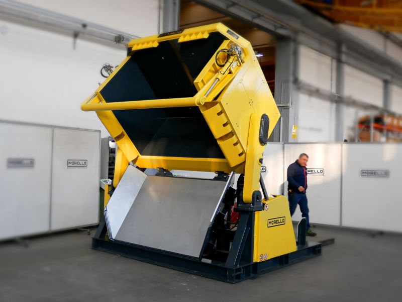 12 T - HEAVY DUTY STEEL DUMPSTER TILTER - 135° 12 T - HEAVY DUTY STEEL DUMPSTER TILTER - 135°